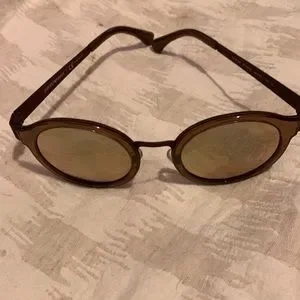 Accessories | Emporio Armani Exchange Mirrored Round Brown  display picture 2